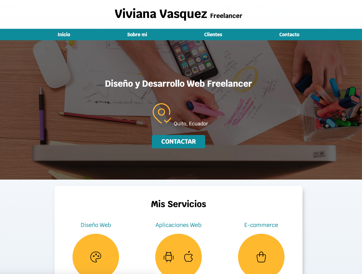 Web de freelancer